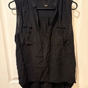Young Fabulous & Broke Black Sleeveless Blouse